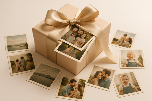 Gift box with pictures
